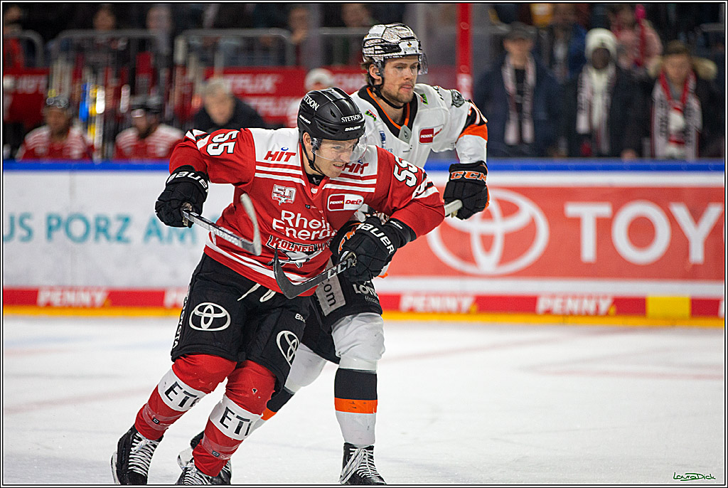 PENNY DEL; Koelner Haie- Loewen Frankfurt; Koeln, 18.12.2022